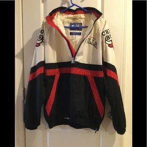 1990’s VINTAGE Chicago Bulls XL Starter Jacket/Windbreaker